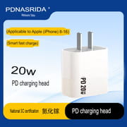 PD 20W Fast Charging Adapter Combo with 2M Lightning Cable 8-14 + 1M Type-C Cable + Android USB-C Cable for iPhone 15–16 & Android Devices_img_1