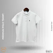 Ralph Polo Premium Cotton Pique Polo Shirt - Classic White_img_0