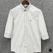 Ralph Lauren polo Slim Fit White Pinstripe Cotton Shirt_img_0