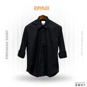 Gucci Men’s Slim Fit Spandex Cotton Stretch Shirt – Black with Tonal Logo_img_0