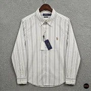 Ralph Lauren polo Slim Fit Off-White Multi-Stripe Oxford Shirt_img_0