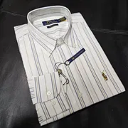 Ralph Lauren polo Slim Fit Off-White Multi-Stripe Oxford Shirt_img_1