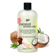 Boots Coconut Mousse Cake Shower Gel, Bubble Bath & Shampoo 500ml_img_1