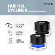 Mars Cosmetics 2-In-1 Hue Gel Eyeliner With 2 Brush Set #01 (6gm)_img_1