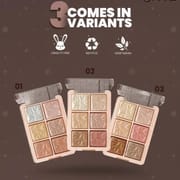 Mars Cosmetics Glowzilla 6 Colour Highlighter Palette #01 (12gm)_img_1