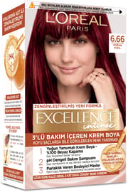 L'Oreal Hair Colour, Excellence Creme, Νο 6.66 Intense Red (48 ml)_img_1