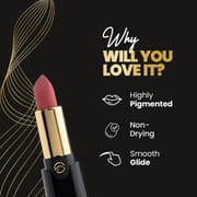 Mars Cosmetics Plush Velvet Matte Lipstick #03 Brown Sugar (3.2gm)_img_1