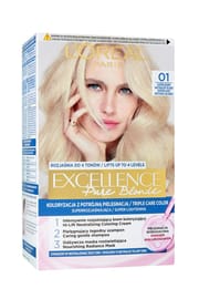 Loreal Excellence Pure Blonde 01 Supreme Lightest Natural Blonde – Triple Care Hair Color_img_0