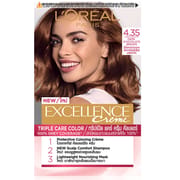 L'Oréal Excellence Crème Permanent Hair Color 4.35 Dark Chocolate Brown_img_0