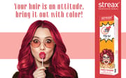 Streax Professional Hold and Play Funky Hair Colour - Flirty Red_img_2