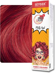 Streax Professional Hold and Play Funky Hair Colour - Flirty Red_img_0