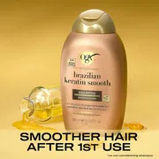 OGX Brazilian Keratin Smooth Shampoo Sulphate Free 385ml_img_0
