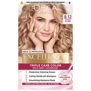 L’Oreal Paris Excellence Crème 8.12 Natural Frosted Beige Blonde Hair Dye_img_2