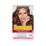 L’Oréal Paris Excellence Creme Permanent Hair Dye 100% Grey Coverage (UK) 6 Natural Light Brown_img_1