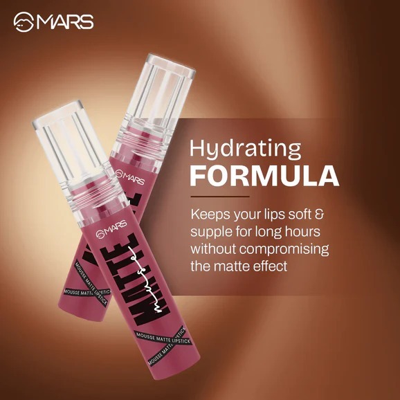 MARS Matte Muse Mousse Lipstick 3ml Color: 13-Power Diva_img_1