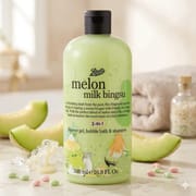 Boots Melon Milk Bingsu 3-in-1 Shower Gel, Bubble Bath & Shampoo 500ml_img_1