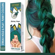 Streax Professional Hold and Play Funky Hair Colour (Glorious Green) 100 gm_img_0