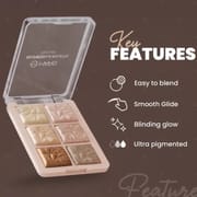 Mars Cosmetics Glowzilla 6 Colour Highlighter Palette #03 (12gm)_img_1