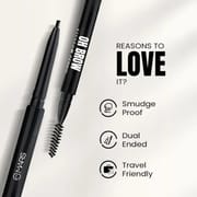 Mars Cosmetic Oh Brow Eyebrow Pencil #01 Black (0.1gm)_img_1