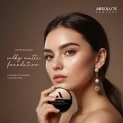 Absolute Locked-In Silky Matte Finish Medium Coverage Smoothing Powder Foundation - MFLN04 Warm Sand_img_1