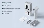 JisuLife Handheld Fan Life 9 (3600mAh) (gray)_img_0