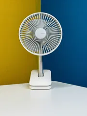 JISULIFE FA13R Rechargeable Clip Fan (8000mAh)- White Color_img_0