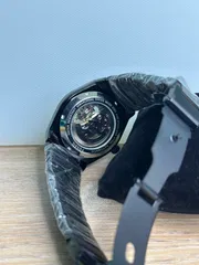 Fossil Everett ME3220 Automatic Skeleton Exposed Black Chain - Blue Dial_img_1