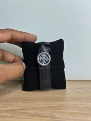 Patek Philippe Chronograph Black Leather Belt_img_2