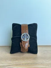 Patek Philippe Chronograph Brown Leather Strap - White Dial_img_2