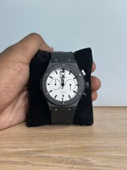 Hublot Classic Fusion Chronograph - Black Strap, Black Bezel, White Dial_img_0