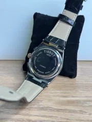 Tissot PRX Chronograph Black Leather Belt - White Dial_img_1