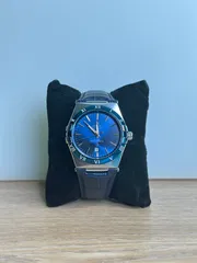 Omega Constellation Blue Leather Belt - Blue Dial_img_0