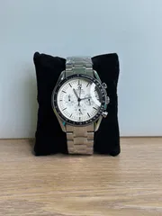 Omega Speedmaster Moonwatch Professional Silver Chain - White Dial_img_0