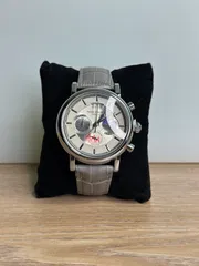 Patek Philippe Chronograph White Leather Strap - White Dial_img_0