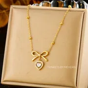 Zircon stone bow pendant_img_1