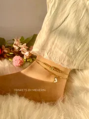 Dual layer love shell anklet premium_img_0