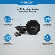 Alpine EL-E65C – 6.5 inch Component Speakers_img_2