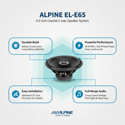 Alpine EL-E65 – 6.5 inch Coaxial 2-way Speaker System_img_2