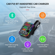 Car P19 BT Handsfree Car Charger_img_2