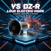 YS DZ-R Loud Electric Horn – 3 Sounds_img_1