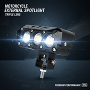 Motorcycle External Spotlight (Triple Lens)_img_1