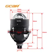 GCAR Projector Lens (2.5-inch) Single Laser_img_3