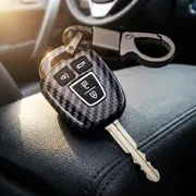Carbon Fiber Key Cover for Toyota Axio_img_5
