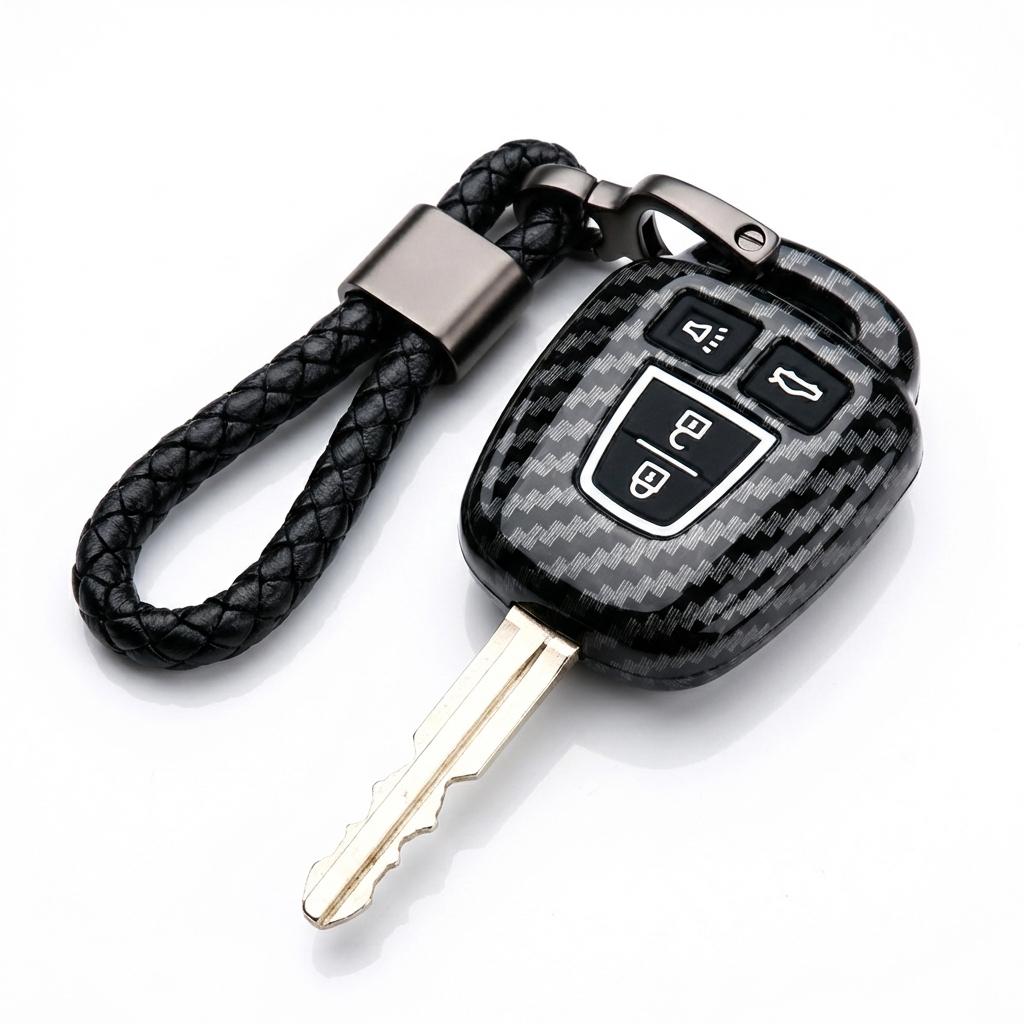 Carbon Fiber Key Cover for Toyota Axio_img_1