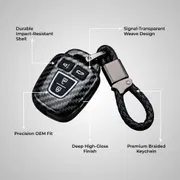 Carbon Fiber Key Cover for Toyota Axio_img_4