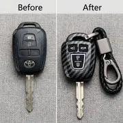 Carbon Fiber Key Cover for Toyota Axio_img_7