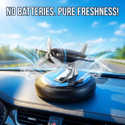 Solar Rotating Fighter Jet Car Dashboard Air Freshener_img_2