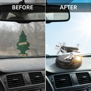 Solar Rotating Fighter Jet Car Dashboard Air Freshener_img_9