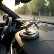 Solar Rotating Fighter Jet Car Dashboard Air Freshener_img_7