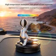 Sea Lion Rotating Solar Car Dashboard Air Freshener_img_3
